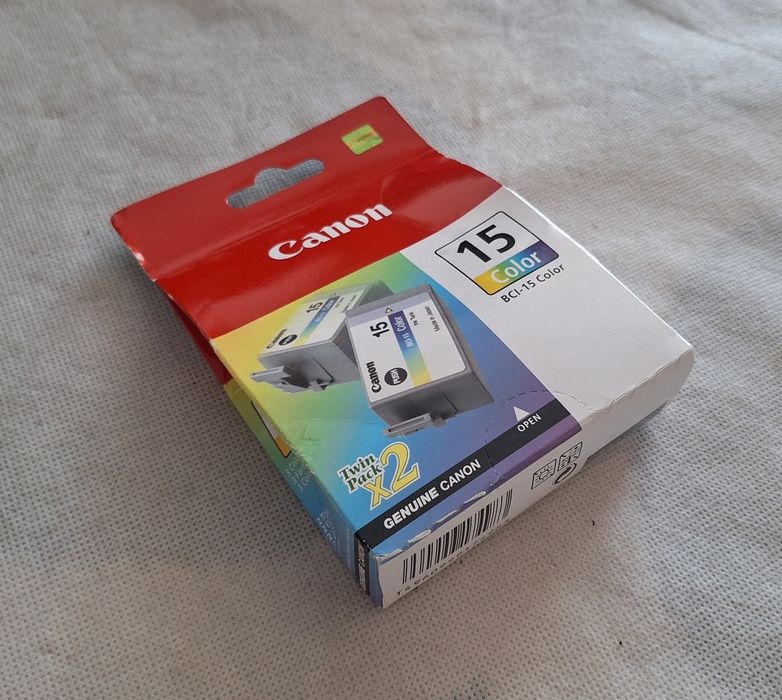 2 x Tusz Canon BCI15C, tri color, 100s, 8191A002 do Canon i70