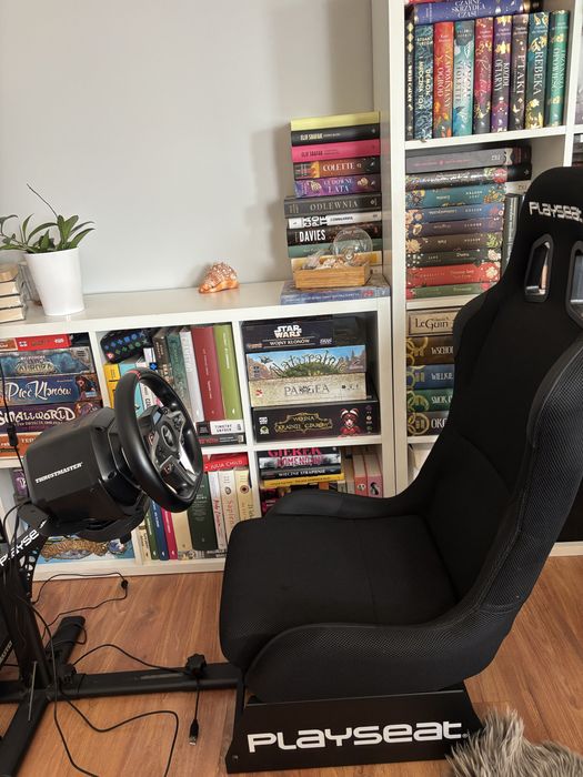 Kierownica Thrustmaster t248x + fotel ze stelażem playseat evo