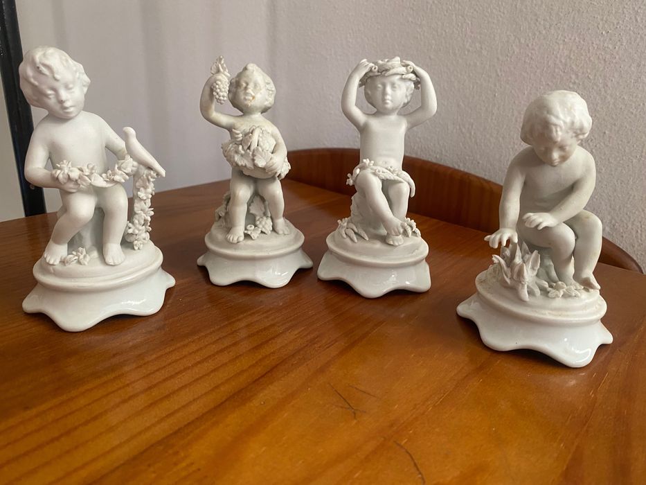 Porcelain Figurines: The Four Seasons (Artibus Porcelain Factory)