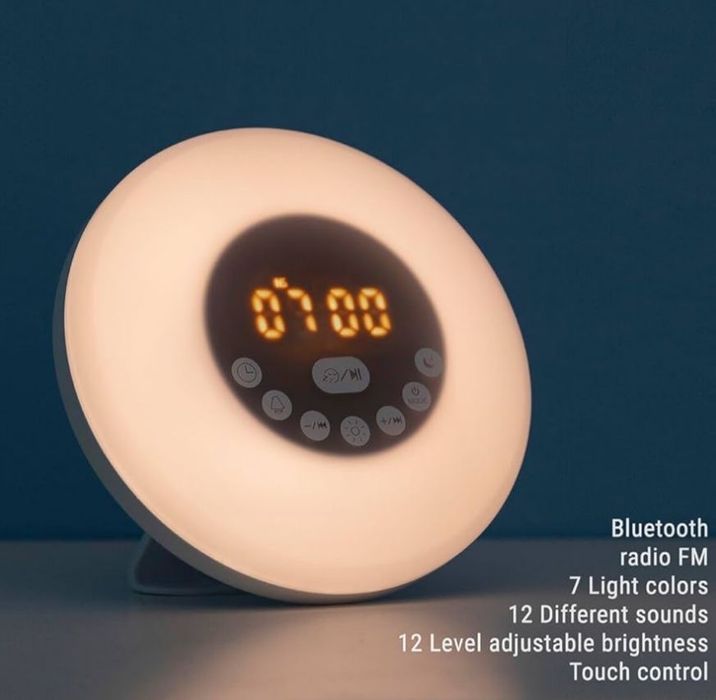 Sunrise Alarm Clock and Speaker, InnovaGoods64552458726531124