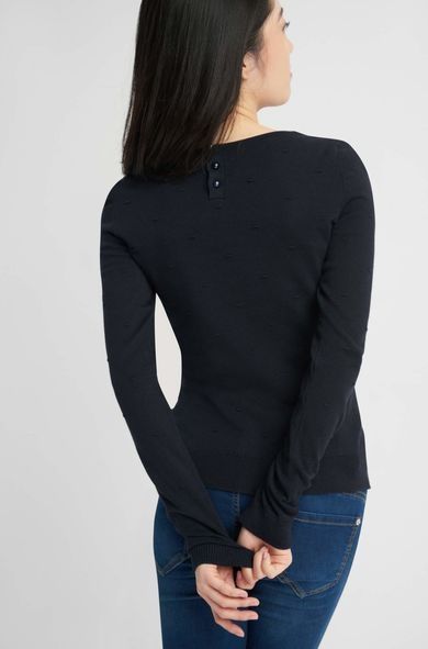 granatowy sweter Orsay