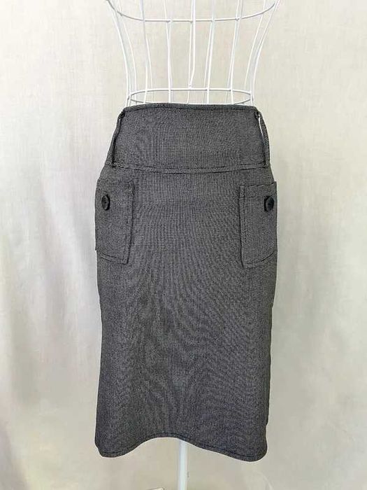 Szara ołówkowa spódnica z kieszeniami CYF Collection S/M 36/38