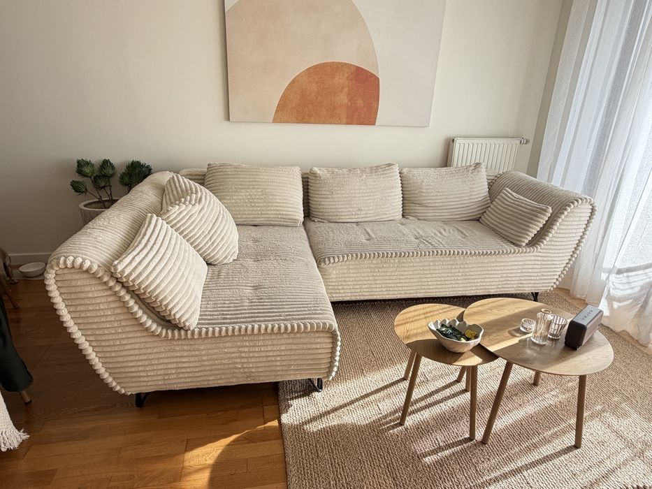 Sofa Agata COCOLI zakupiona w kwietniu 2025. Kolor beżowy.
