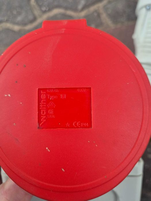 Wtyczka i gniazdo siłowe Walther 63A