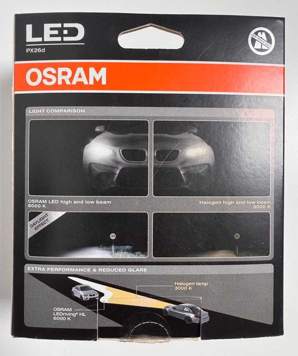 Lâmpadas Osram H7 e W5W