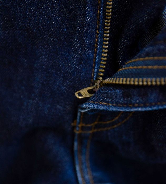 Klasyczne jeansy Spier & Mackay r32, 100% bawełna, denim premium, granatowe, 340g