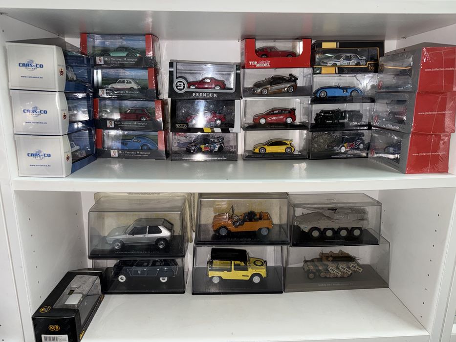 Miniaturas 1/43 e 1/24