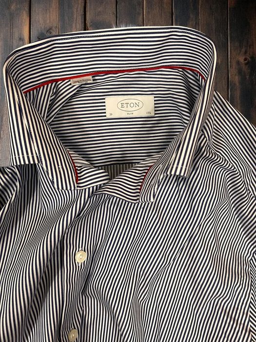 Eton roz. M /39 męska koszula w paski