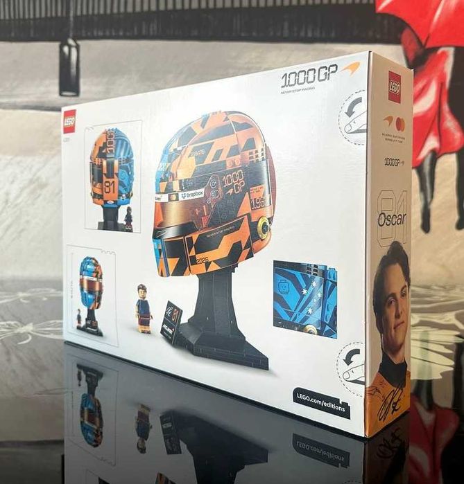 Конструктор LEGO Editions 43017 Formula 1 Шолом Оскара Піастрі McLaren Mastercard F1® Team