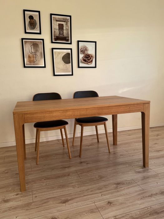 Stół drewniany prostokątny-stół dębowy rozkładany-lite drewno