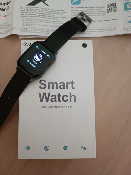 Smartwatch S50 czarny