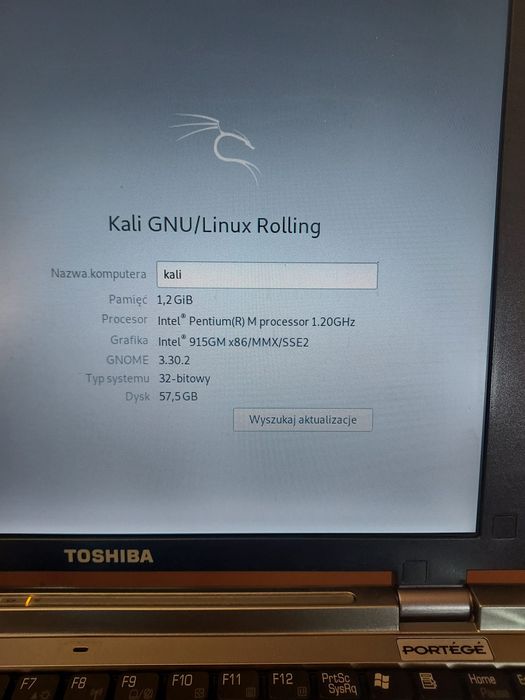 Laptop Toshiba Portege R200 linux
