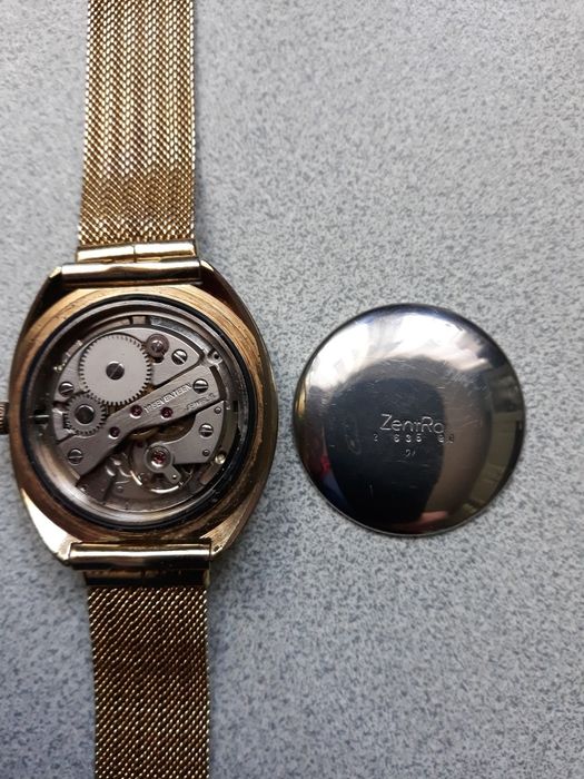 Zegarek,męski ZentRa 17j.model 2000-Germany36mm.mechaniczny stan super