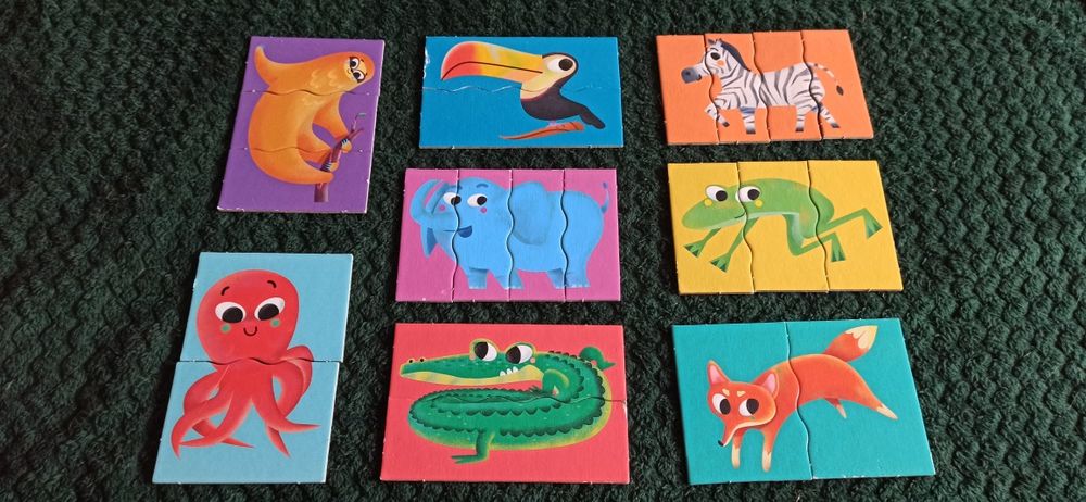 Puzzle zwierzaki clementoni, ukladanka