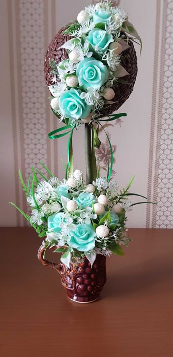 Кавове дерево, дерево щастя, на подарунок, сувенір, квіти