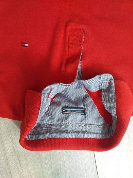 Koszulka sportowa czerwona TOMMY HILFIGER r.M