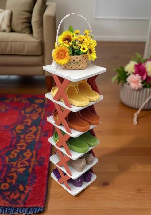 Складна полиця для взуття стильний організатор простору