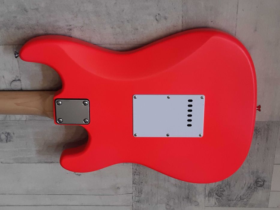 Piękna Gitara Stratocaster- Pink Neon -HSS- wysyłka Gratis lub zamiana