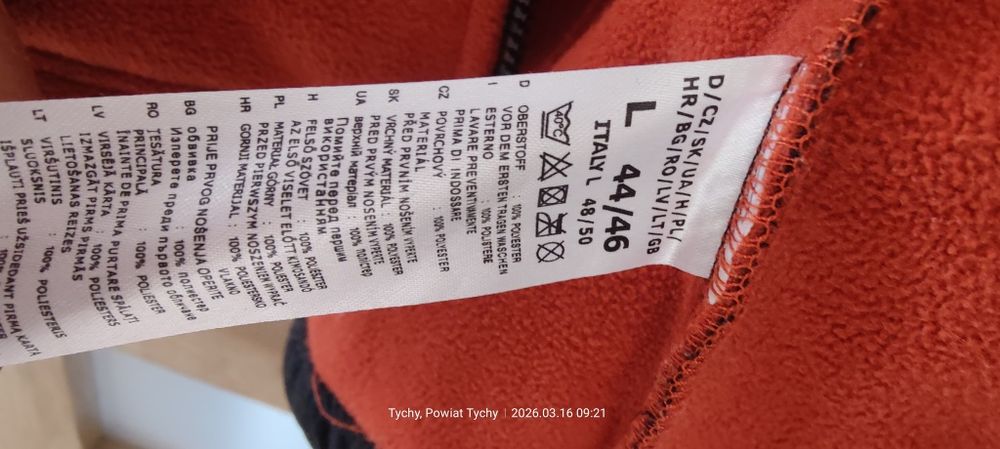 Bluza polarowa rozmiar L