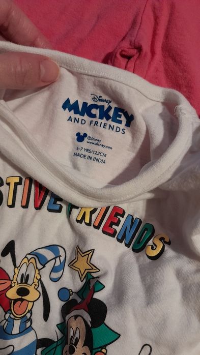 Piżama świąteczna 122 minnie Mickey goofy