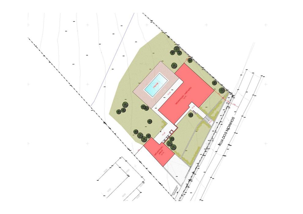 Terreno com projecto aprovado Moradia T4 Alvorninha Caldas da Rainha