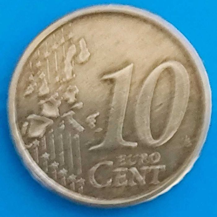 10 Cêntimos de 2004 de Espanha,  Miguel Cervantes