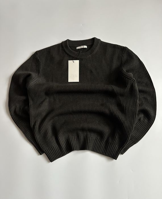 Светр Zara Old Money Зара Sweater кофта плетений олд мані худі