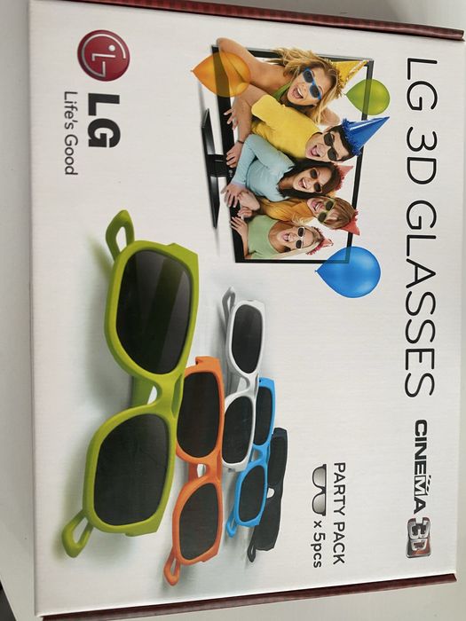 Okulary 3D LG ( 5sztuk)