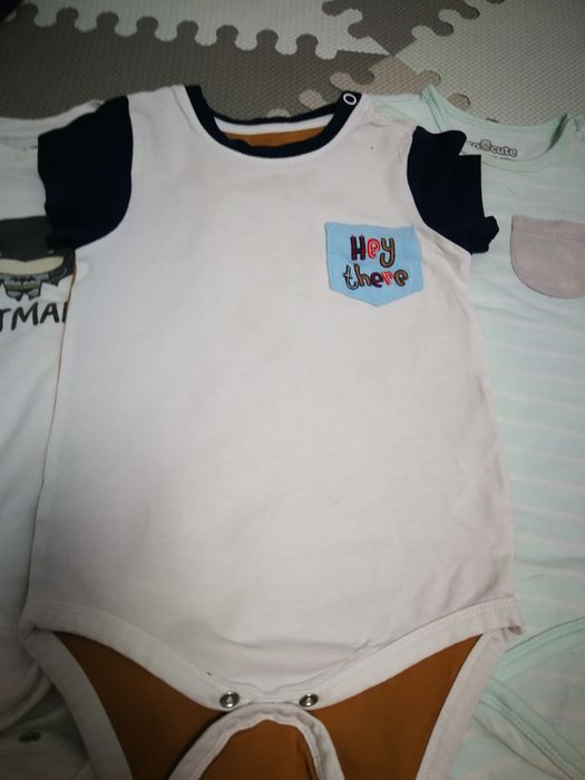 Body 3 pak krótki rękaw 86/92