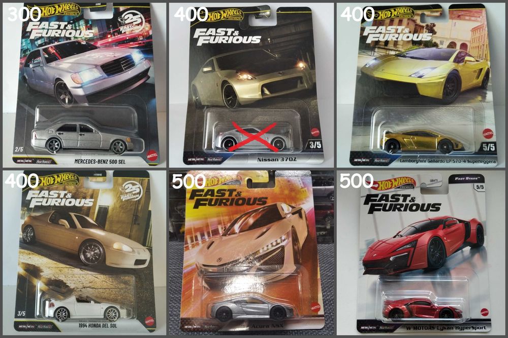 Моделі Hot Wheels Fast & Furious, машинки Форсаж хот вілс