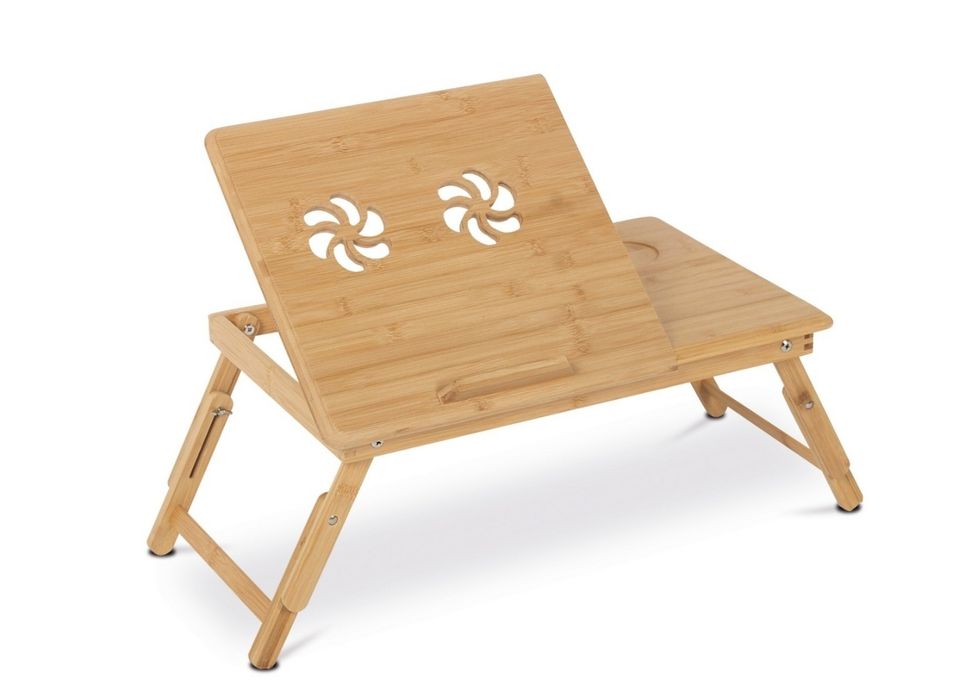 Stolik pod Laptopa Składany Bambusowy