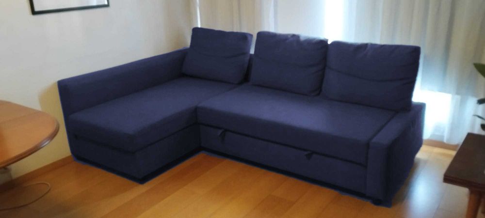 Sofá-cama de canto reversível