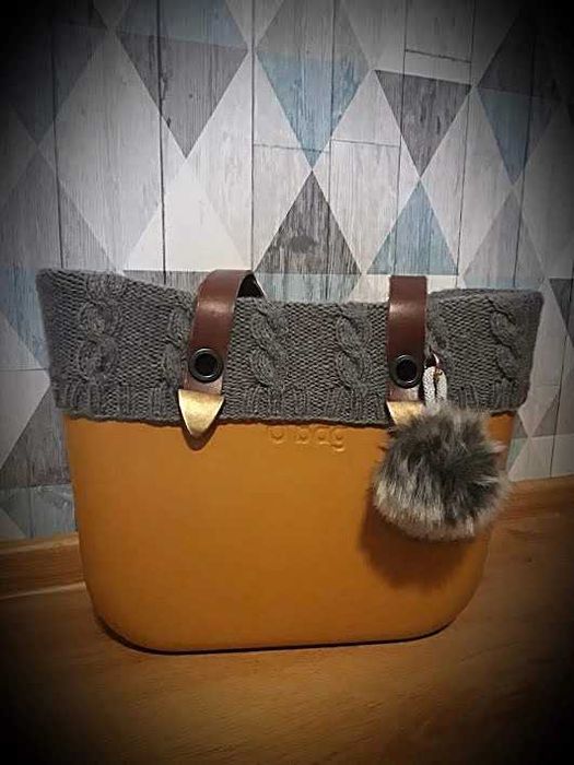 Szara opaska do torebki OBAG