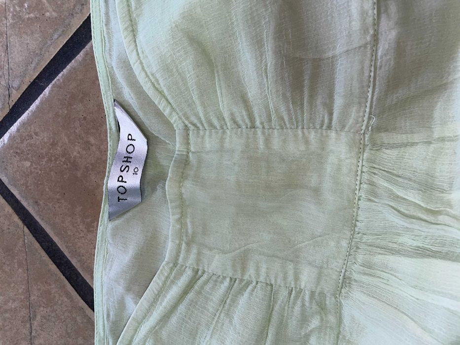 Spódnica miętowa Topshop