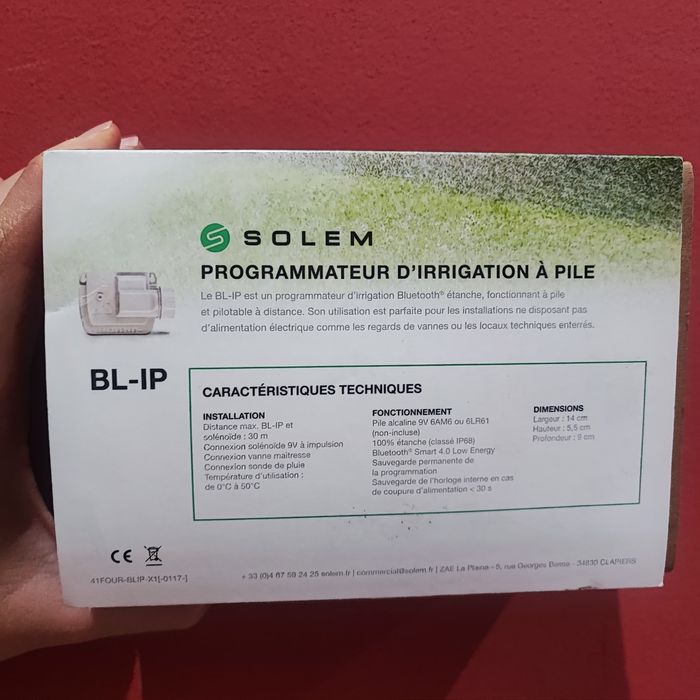 Programador de rega novo