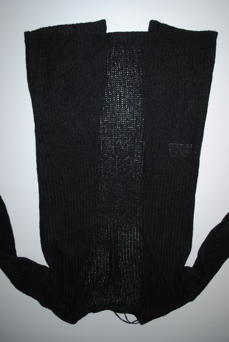 Кардиган вязаный черный XS/S Италия женский стильный накидка кофта