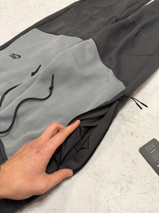 ОРИГІНАЛ! Штани Nike tech fleece темно-сірі | L