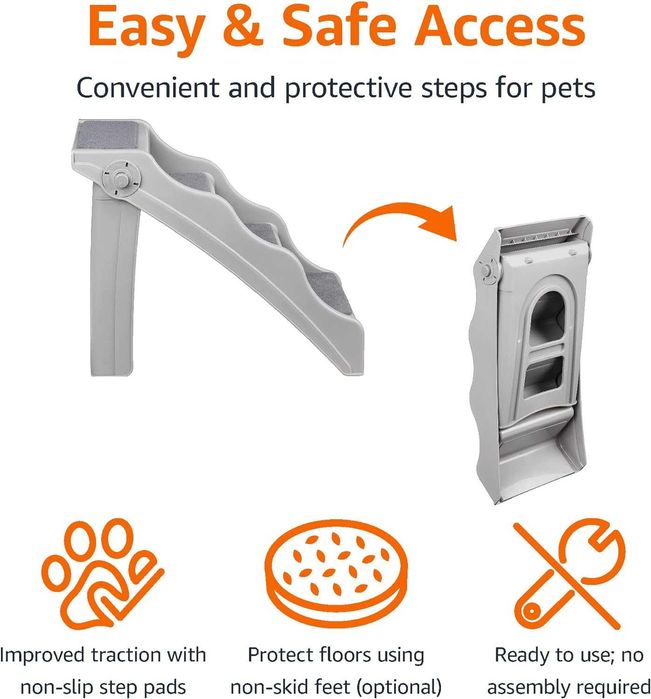 Schody dla psa AmazoneBasic 4 48,5 cm 25 kg