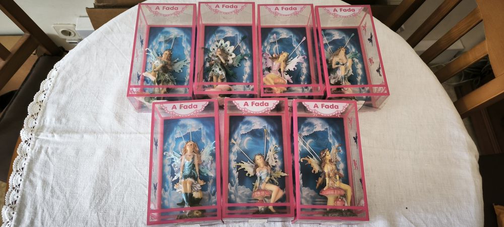 Lote 7 Fadas Rosabelle A Fada - Fadas do Natal - Coleção Completa em Caixa