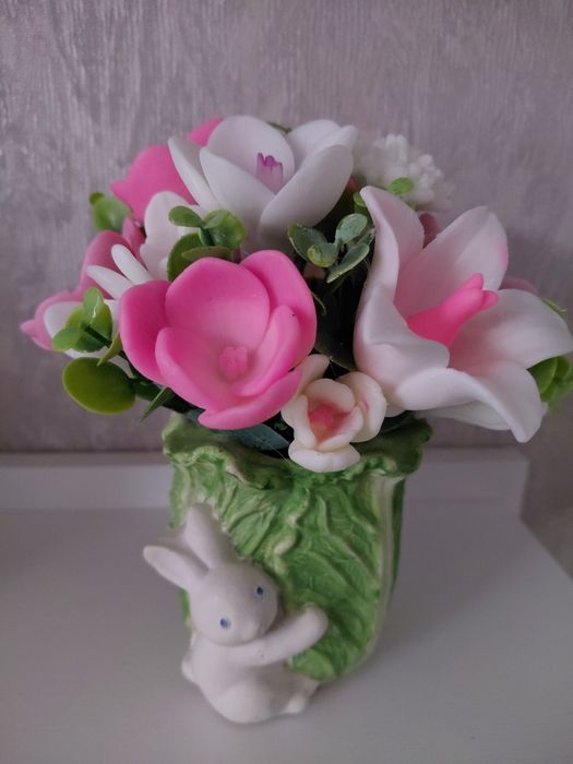 Мыльный букет. Розы. Тюльпаны,  пионы