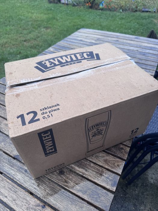 Pokale do piwa żywiec nowe nieużywane 12 sztuk