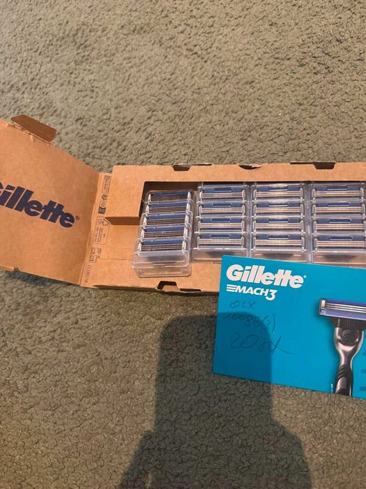 Wkłady do maszynek Gillette Mach3 20 szt. 10086(2)