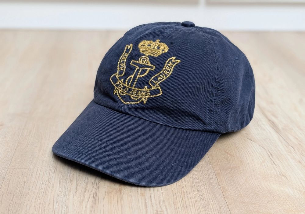 Кепка Polo Jeans Co. Ralph Lauren вінтаж Y2K синя