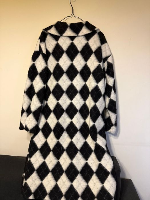 Casaco Preto e Branco Italiano
