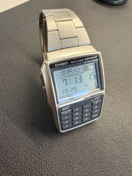 Zegarek Casio Databank Illuminator z kalkulatorem