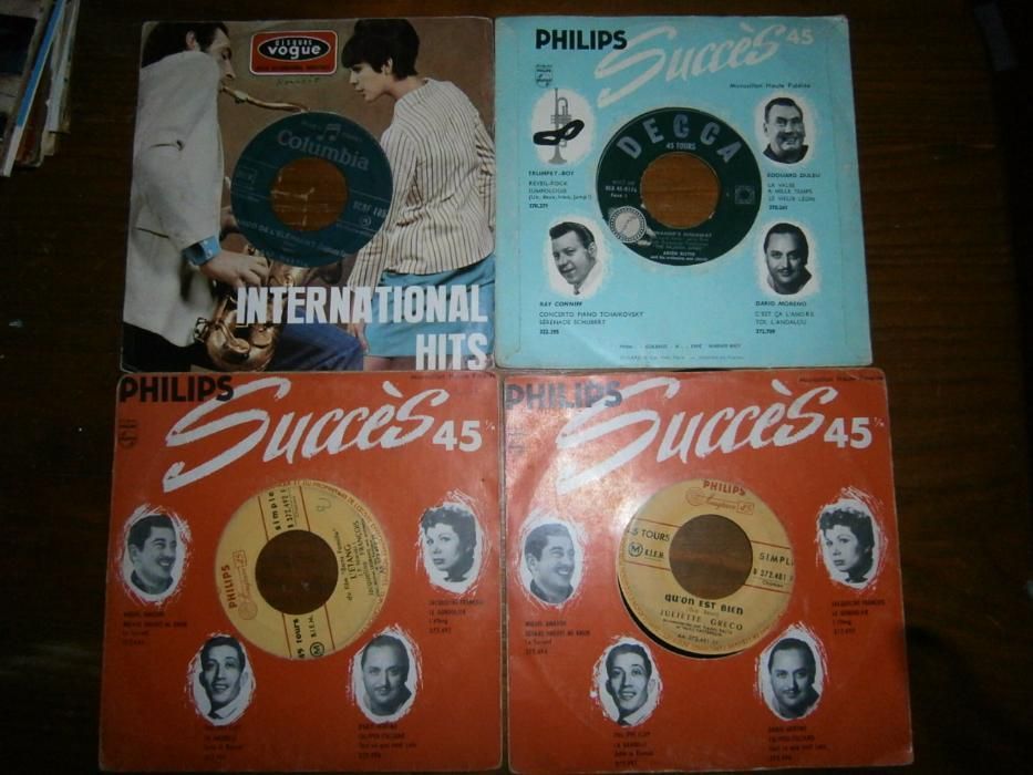 Música variada em singles.