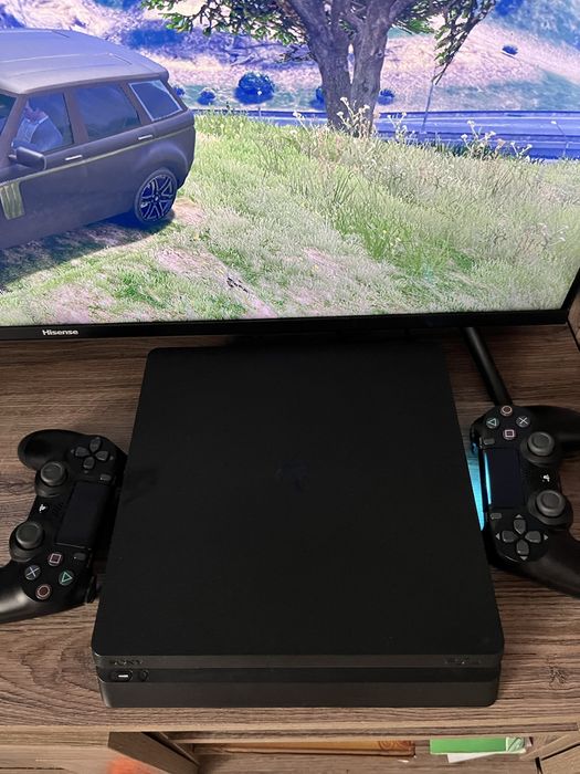 Sony PlayStation 4 Slim 1TB + 2 джойстики, ідеальний стан