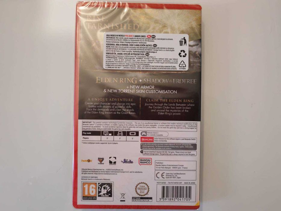 Elden Ring Tarnished Edition - Nintendo Switch 2 - Nowa - Folia