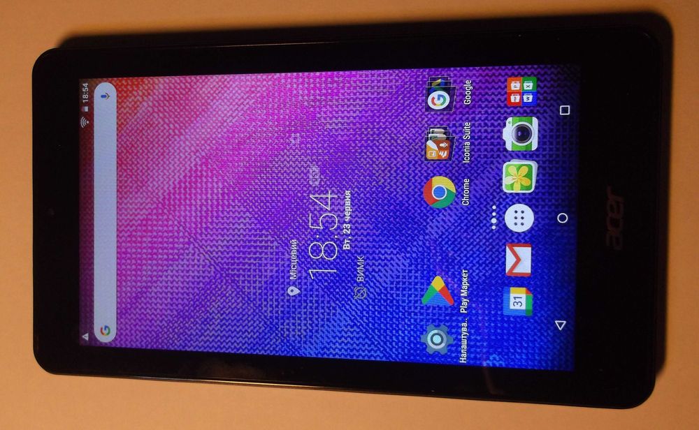 Планшет Acer Iconia One 7 B1-760HD новий дисплей