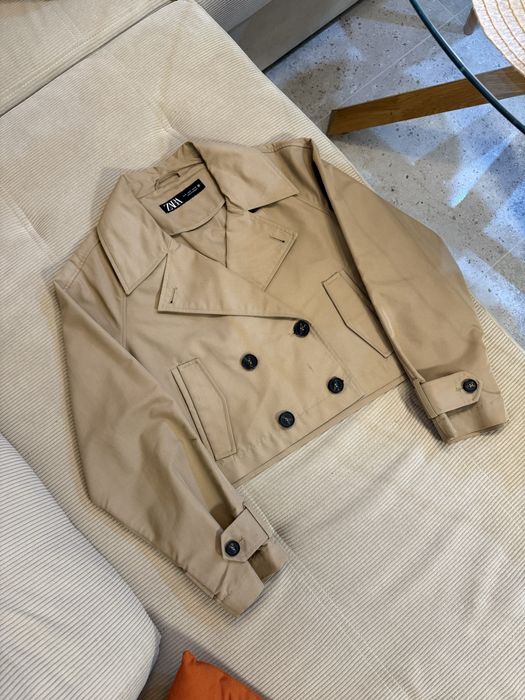 Тренч вкорочений zara